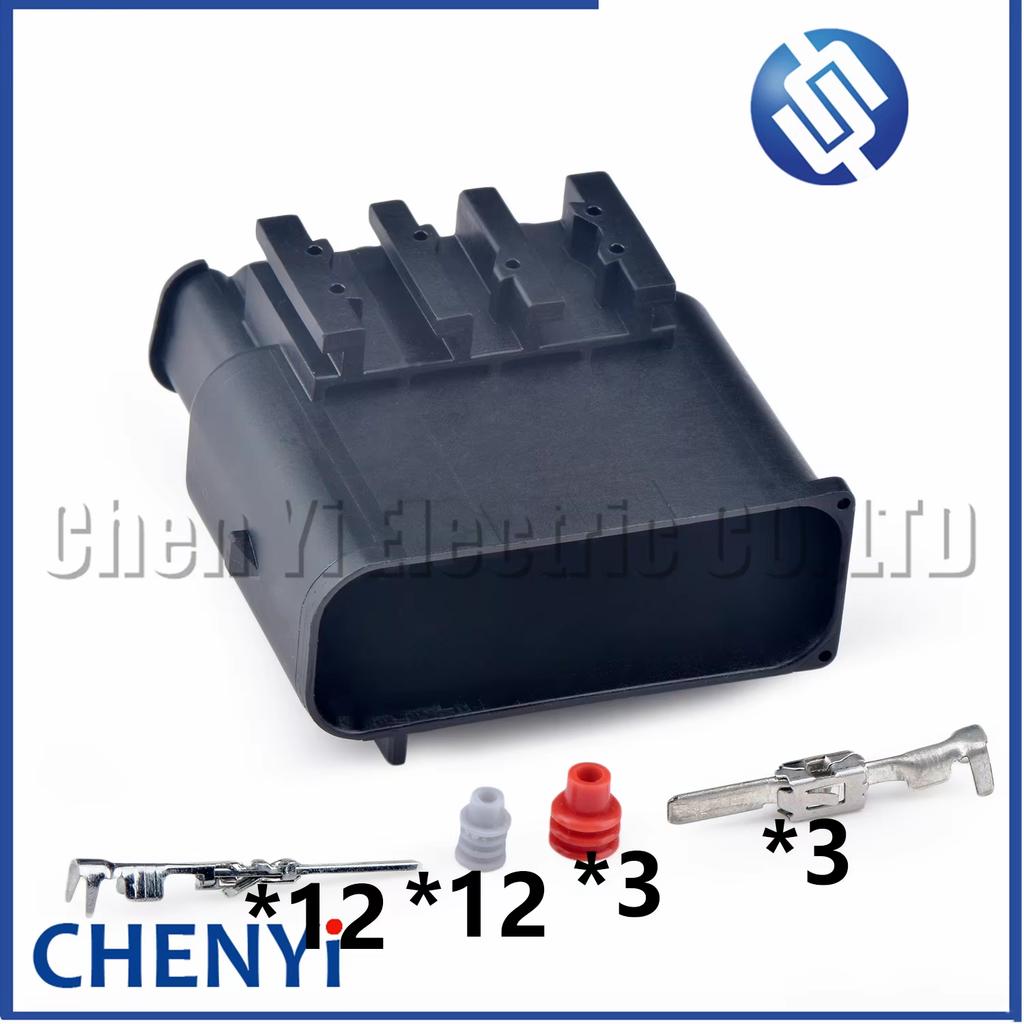 15 Pin Auto Connector Car Front Bumper radar Sensor Harness Plug 1564456-2 7590357-05 1564457-2 7590364-02 1564460-2 for BMW