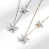 Double Star Diamond Necklace: Personalized Fashion, Luxury Niche Design, Versatile Clavicle Chain for Women