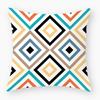 Housse de coussin nordique rétro géométrique, housse de coussin pour dossier, canapé