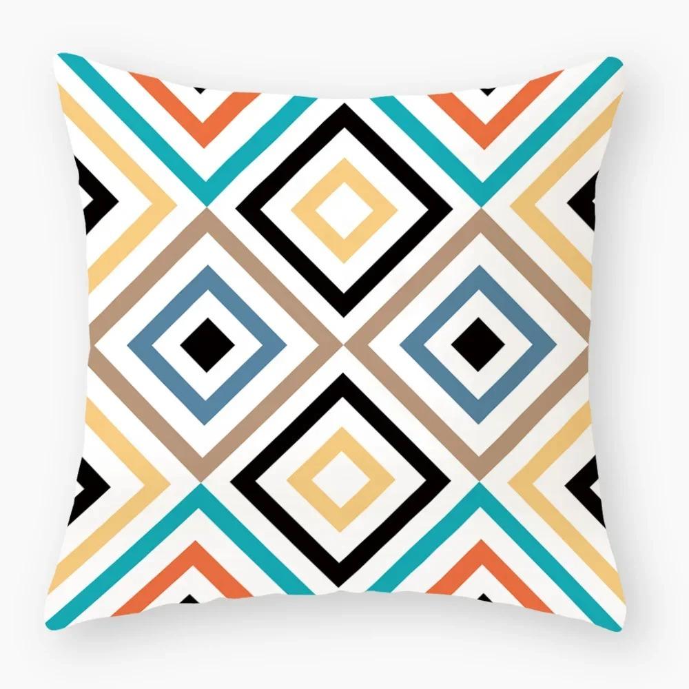 

Наволочка на подушку в скандинавском ретро-геометрическом стиле, наволочка для спинки, диван 60x60cm
