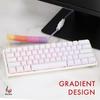Axisiz Keycap Set for Gaming Mechanical To English Layout Custom Transparent LED Cherry MX Switch Compatible Keyboards, 100% 60% Support, Font,
