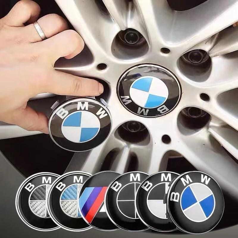 56/68mm Auto-Radkappen für BMW 1er 3er 5er 7er Serie M M3 M5 M6 F01 F20 F10 X5 E36 Auto-Radnabenabdeckung Radkappen Dekoration Zubehör
