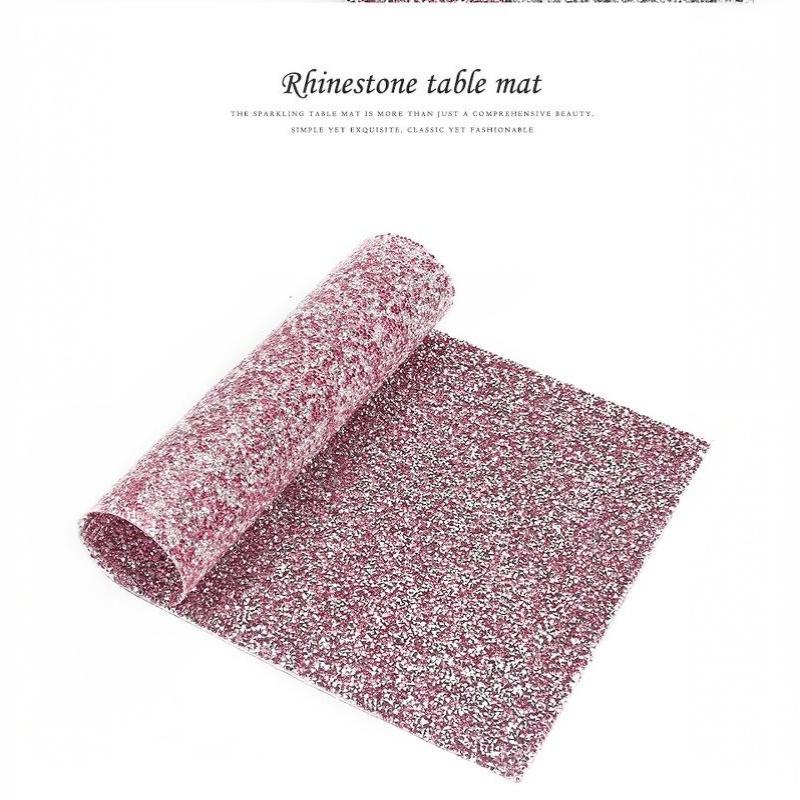 1Pcs Non-Slip Pillow Mat Starry Sky Nail Art Rhinestones Glitter Table Mat Photography Prop For Manicure