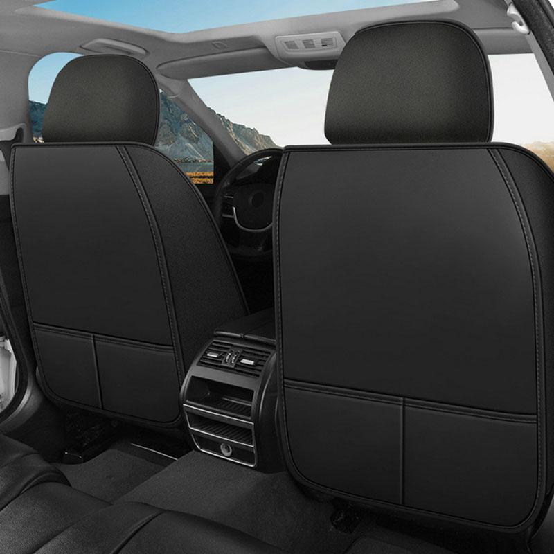 New Front Passenger Seat Covers Fully Enclosed Single-seat Leather Car Seat Cushions All-season Compatible Seat Covers(Only 1PC Seat Cover)