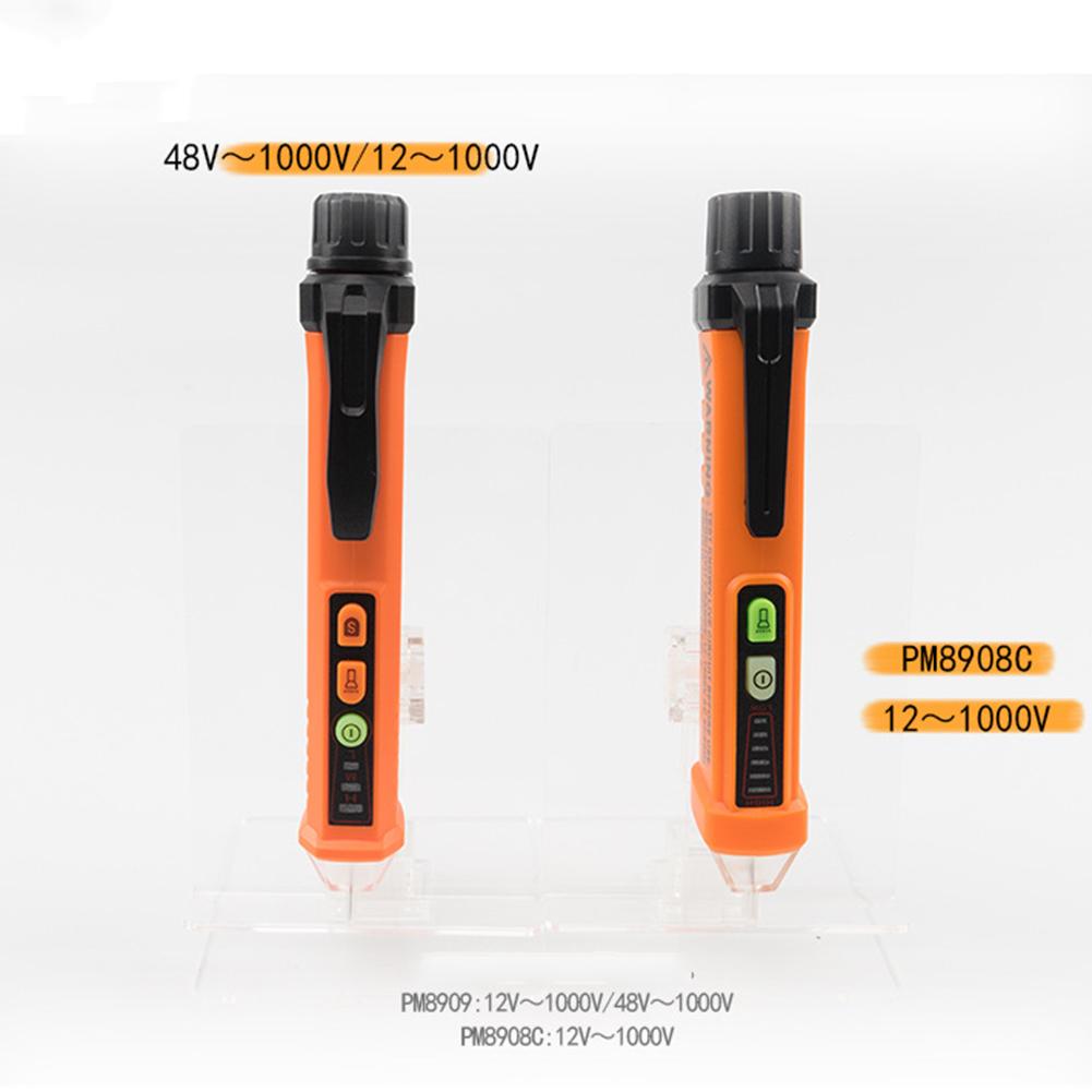 1 Stück PM8908C Spannungsprüfer AC 12V-1000V Detektoren Berührungsloser Spannungsprüfstift Spannungsdetektoren Induktionsstift Erkennungspunkt
