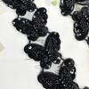 Exquisite Multi-Color Handmade Bead Embroidery Butterfly Decorative Clothing Hair Accessories Bag Accessories Lace Butterfly Lace Accessories