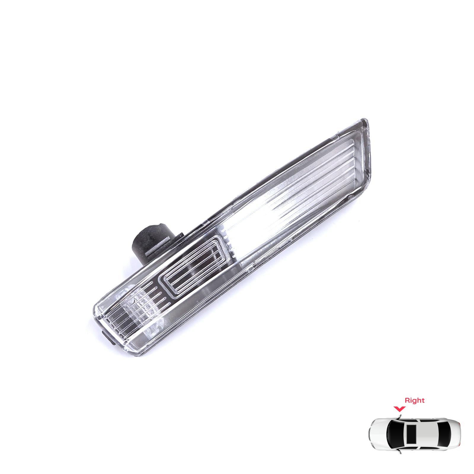 

ESP1242-2 Right Side Door Wing Mirror White Clear Indicator Lamp Lens for Ford Focus 2007-2020 Mondeo MK4 2007-2015 8M5113B384AA