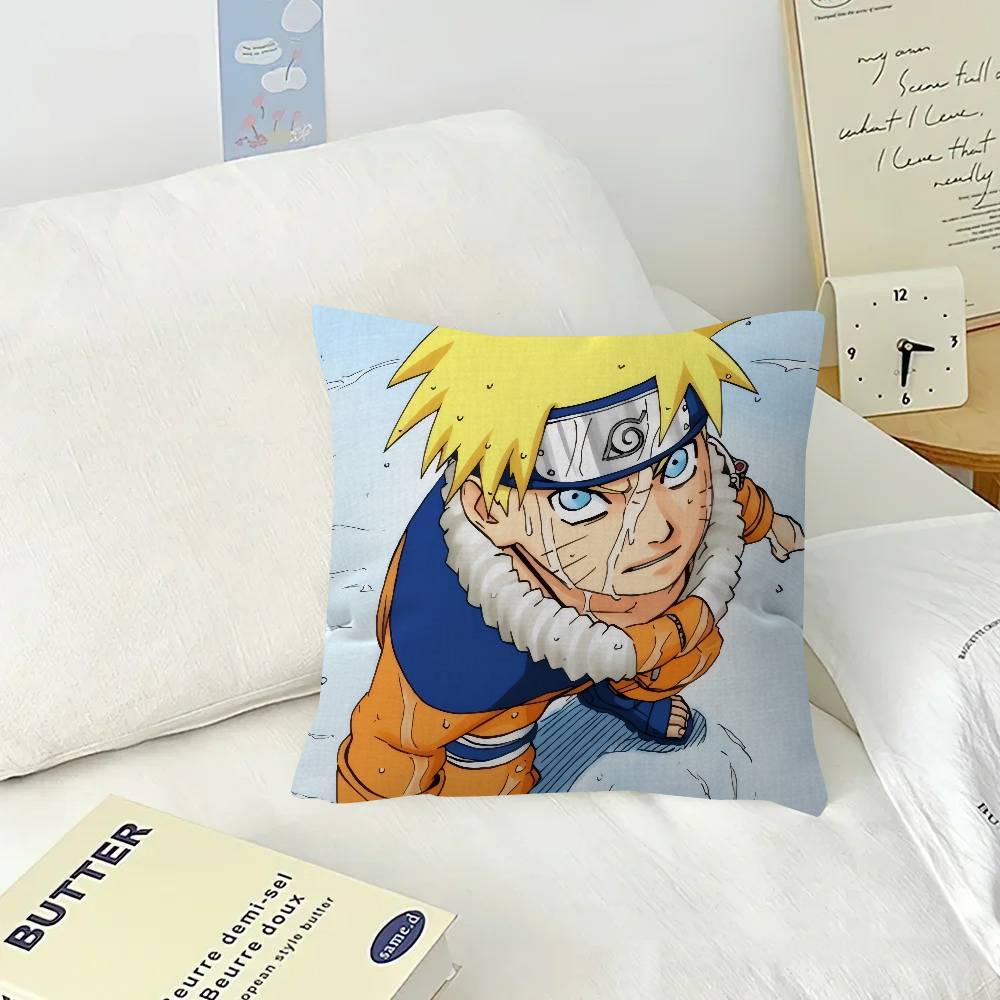 Anime Uzumaki Naruto  Cushion Cover 30x50 Polyester Sofa Cushions Decorative Throw Pillows Home Decoration Pillowcover