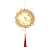 Decorative Tassel Lanterns DIY Chinese Ancient Style Lantern Kit, Light Up Handheld with LED String & Festival Gift for Children Tassel, Rabbit