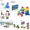 Colorful Blocks Toy Set Ice And Snow Castle Space Amusement Park Gift Puzzle