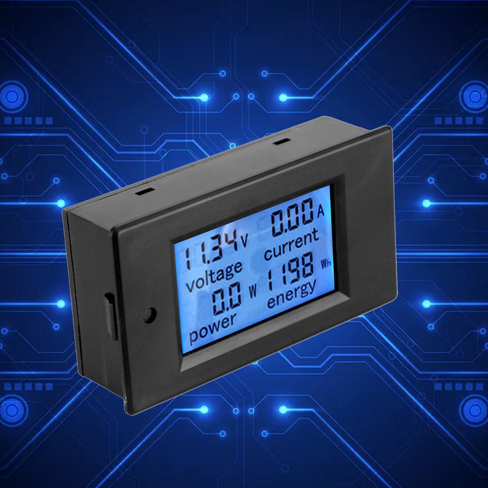 TSPZEM‑031 Voltmeter Ammeter DC Multi‑Function Digital Display LCD Current Meter Tester Detector