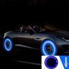 2ks Atmosférické uvítací světlo Nábojová lampa Auto Auto Kolo Moto Kolo Ventil pneumatik Dekorativní krytka ventilu Blesk Paprskové LED Neonová projekce