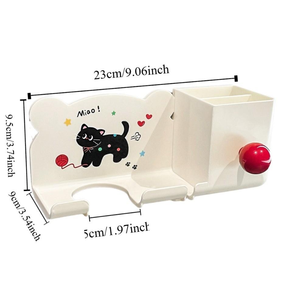Waterproof Hair Dryer Storage Rack Cartoon Bathroom Storage Bracket  Home Organization