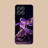 Game GI Raiden Shogun Matte TPU Mobile Phone Case for Honor 90 80 70 60 50 30 20 10 9 8 7 Pro S SE Lite 5G Printing Cover