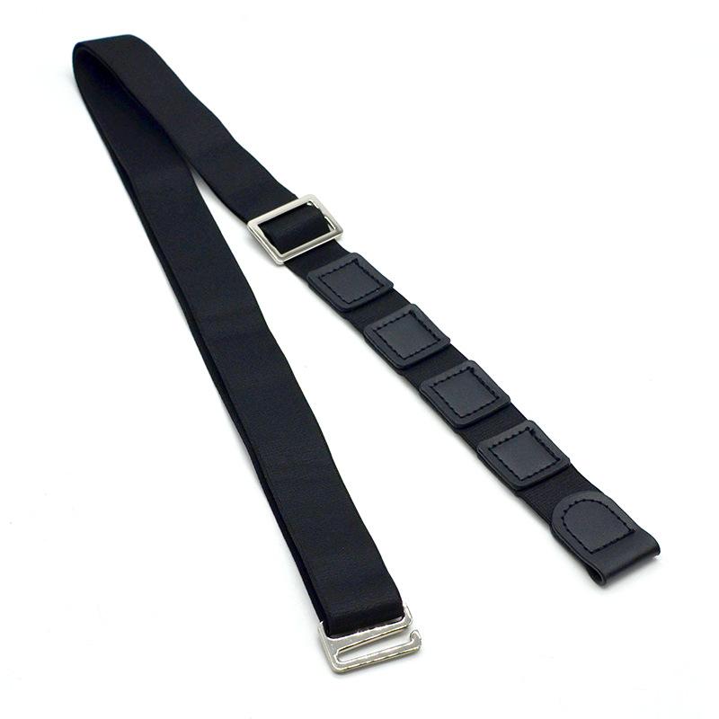 

Взрослые мужские и женские рубашки с ремешками против сминания, топы с регулируемыми фиксированными поясами, в коробке. 110cm чёрный