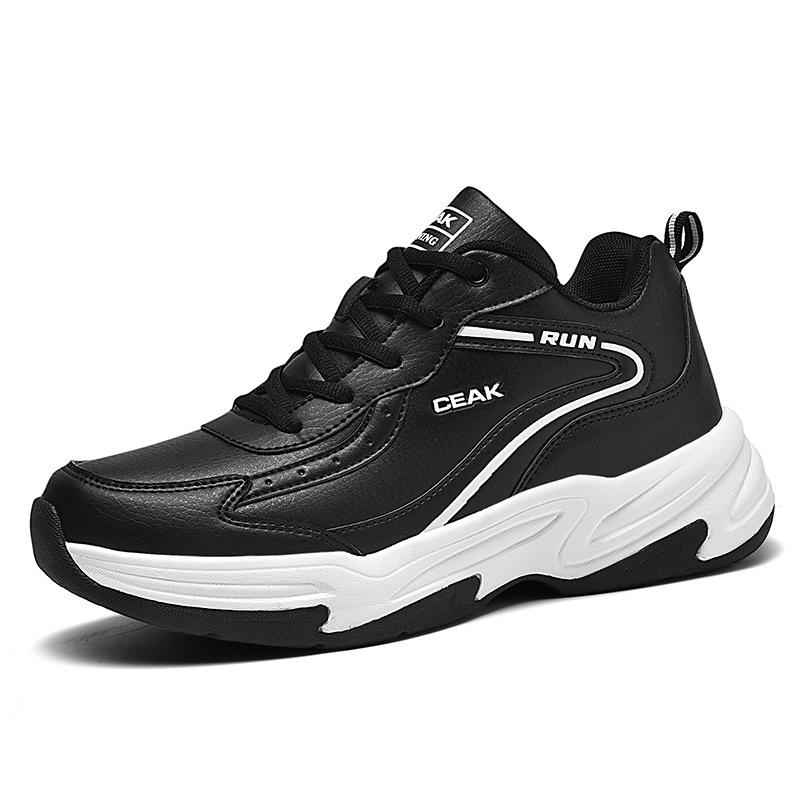 Lässige Herren-Sportschuhe in Übergröße, niedrig geschnitten, außen lässiges Leder, Mode, Herrenschuhe in Übergröße