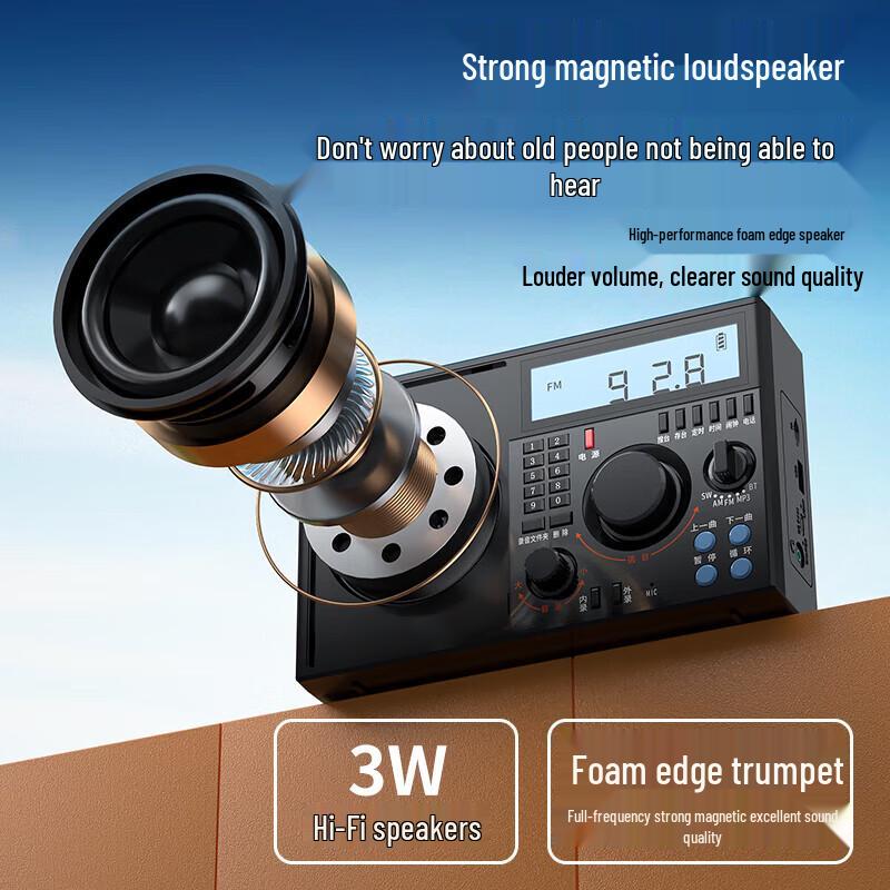 Rádio Portátil Multibanda Newmine T-6659