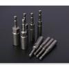 10/15Pcs Length Deepen Impact Socket Adapter 5.5-19mm Power Nut Driver Socket Set 1/4-inch Screwdriver Key Head Hand Tool Set