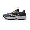 Aura Tr Comfortable Breathable Synthetic Leather Cushioning Support Lightweight Low-Top Trail Running Shoes Men Sneaker Dark-Gray S20862-12
