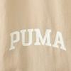Puma Team Woven Pants With Letter Print, Mid-Waist Drawstring, And Comfortable Elastic Cuffs Men Bottoms Oatmeal 630358-91