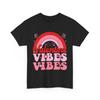 Trendiges Valentinstags-T-Shirt Herz-Blumen-Muster Unisex Schweres Baumwoll-T-Shirt