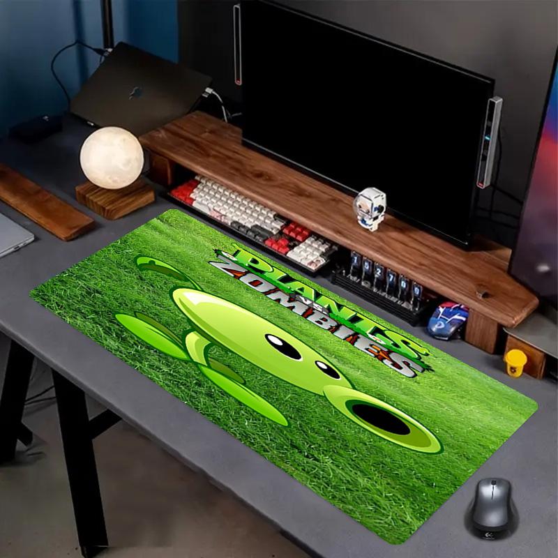Plants Vs. Zombies Print Mouse Pad, Anti‑Slip Desktop Keyboard Mat, for PC Laptop Gaming Working Daily Use, Cool Festival Surprise Gift