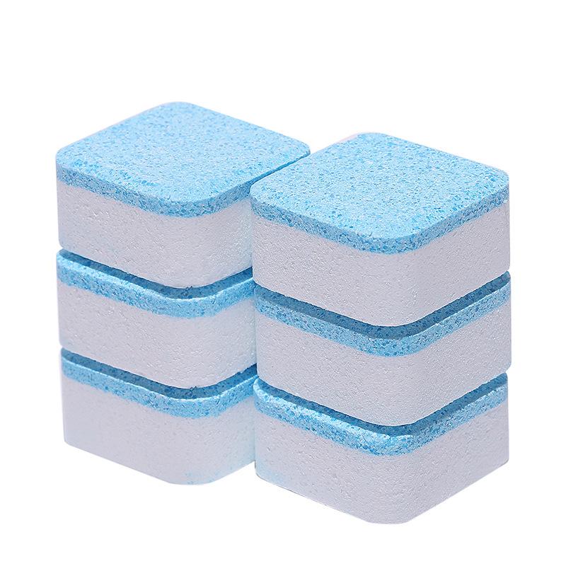 10PCS washing machine slot effervescent tablet cleaning agent 15g solid automatic drum washing machine bulk decontamination and descaling cleaner
