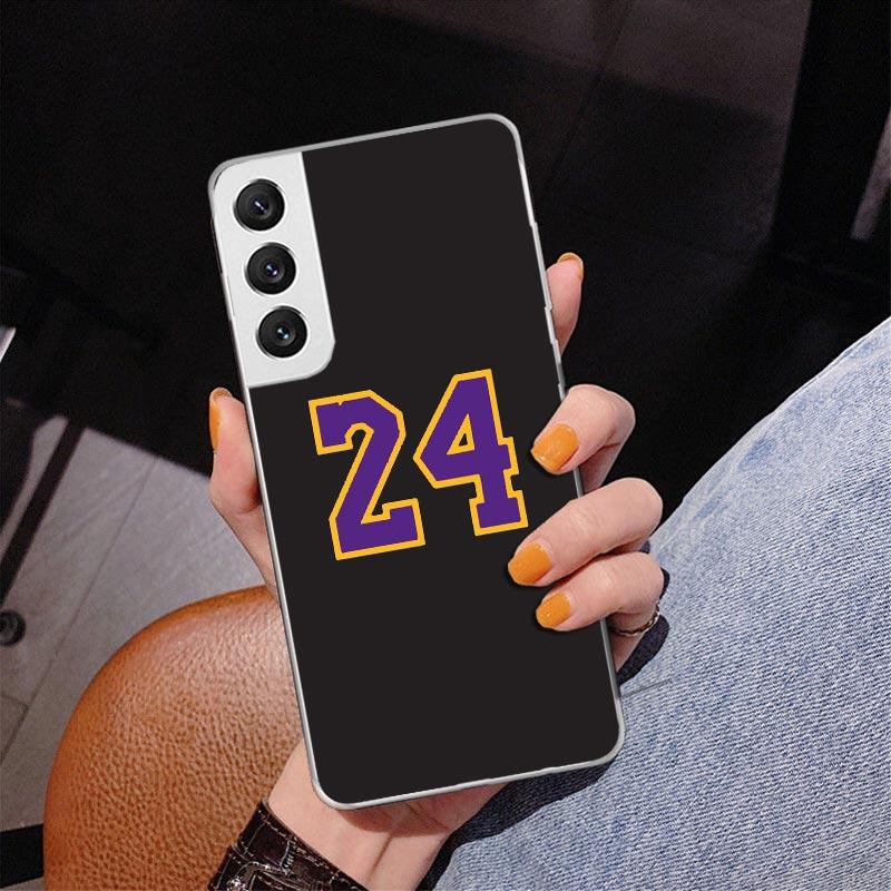Basketball 23 24 8 Number Phnoe Case for Samsung Galaxy S26 S25 Edge S23 S24 Ultra S22 Plus S21 S20 FE Unique Cover Soft Coque G