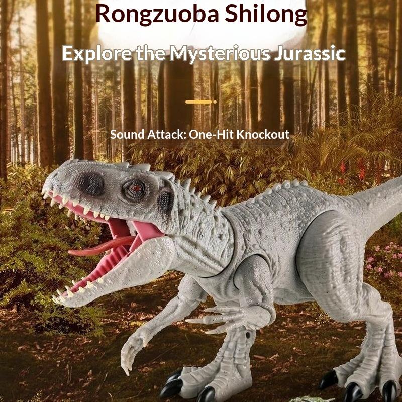 Large Size Interactive Light And Sound Tyrannosaurus Rex Dinosaur Model Jurassic Era Moving Parts Realistic Simulation Boys Gift