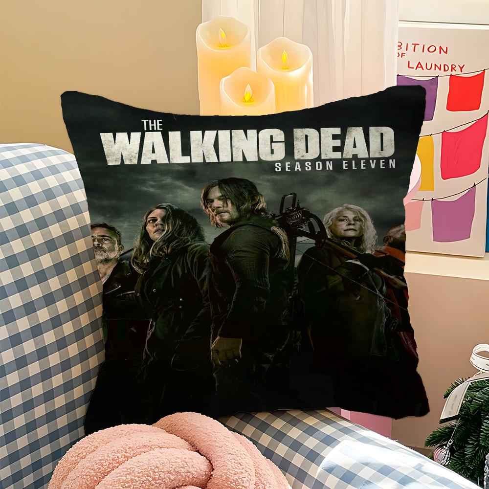 The Walking Dead Poster Personalized Pillow Dust Cover Bedroom Kids Party Decoration Pillowcase Birthday Children Gift