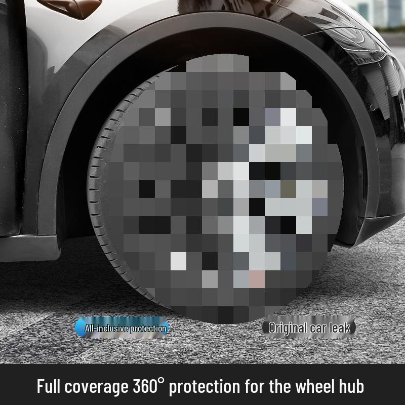 19palcový černý dekorativní kryt náboje kola pro kola Tesla Model Y