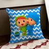 Cartoon Cute PPocoyo Cushion Cover Reversible Soft Durable Pillow Cover Home  Car MultiScene Use for Daily Comfort