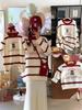 In-Stock Family Bear Sweaters: Parent-Child Knit Outfits for Mother-Daughter-Son, Short-Sleeved for Autumn/Winter