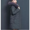 Mid-Length Down Cotton Jacket for Middle-Aged and Elderly Women