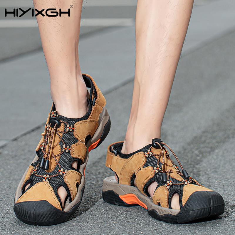 2025 New Arrival Mens Casual Shoes Outdoor Man Sandals Comfy Hollow Out Beach Flats Quick Dry Roman Shoe Breathable Summer Shoes