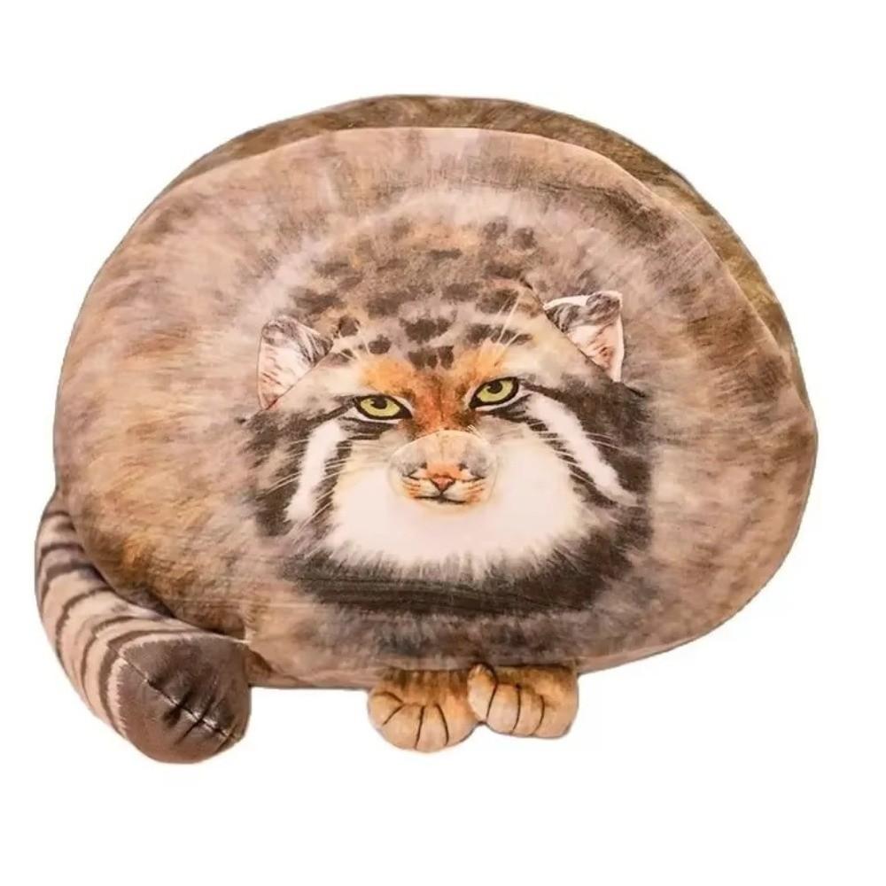 Superweiches Katzen-Stofftier Lebensechte Simulation Katzenkissen Kawaii Pallas-Katzen-Spielzeug Kinderspielzeug Geschenke