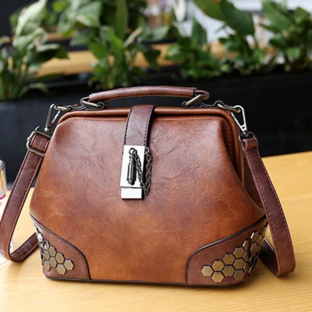 

Fashion Sequined Messenger Bags Shell Bag Women Leather Handbags Shoulder Bags for Women Luxury Crossbody Doctor Bag Bolso Mujer коричневий