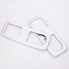 2PCS Cover Trim Rear Reading Light ABS Silver For BMW X3 F25 X4 F26 2011-2017