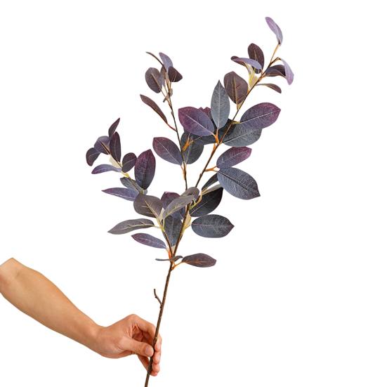 Decorative Artificial Plant No Watering Fade-less Flower Arrangement Simulation Eucalyptus Photography Props