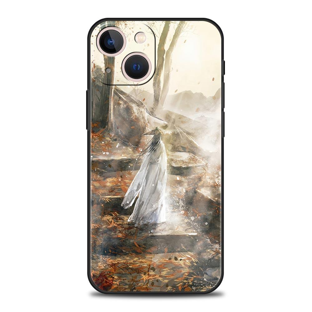 Tian Guan Ci Fu Himmlischer Beamter Segen Luxus Handyhülle Für iPhone 15 13 14 12 11 Pro MAX XR X SE XS 7 8 Plus Schwarze Hülle