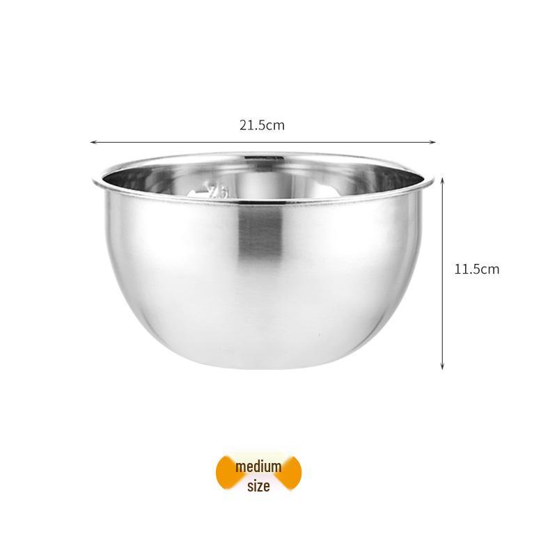 

Многофункциональная миска для смешивания и хранения из пищевой нержавеющей стали