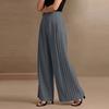 ZANZEA Pantaloni larghi e larghi da donna, casual, tinta unita