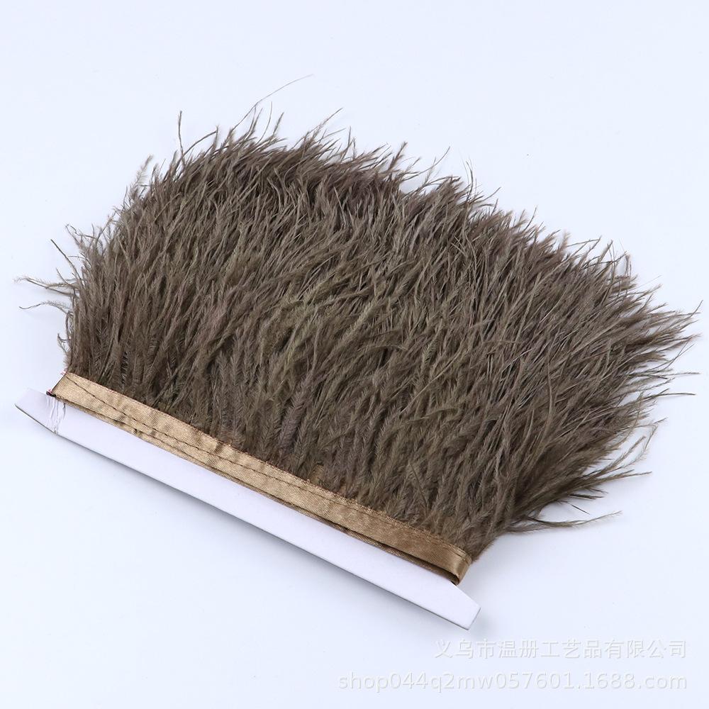 8-10Cm Ostrich Hair Cloth Edge Various Colors Optional Feather Lace Clothing Earrings Diy Decoration
