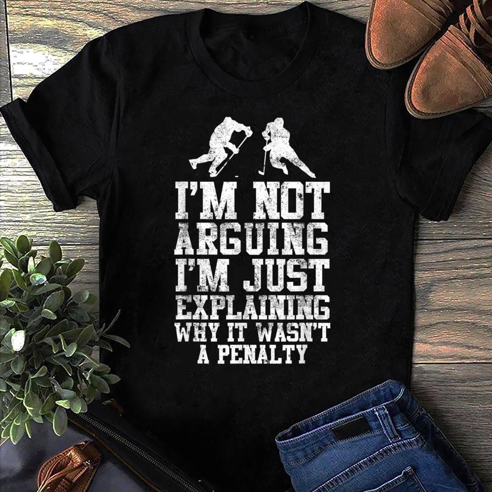 Ice Hockey Player Arguing Penalty Forward Defense Women T Shirts Cotton Tops S чёрный