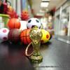 Jules Rimet Puchar Świata Liga Mistrzów Żywica Trofeum Brelok Pamiątka dla Fanów Piłki Nożnej