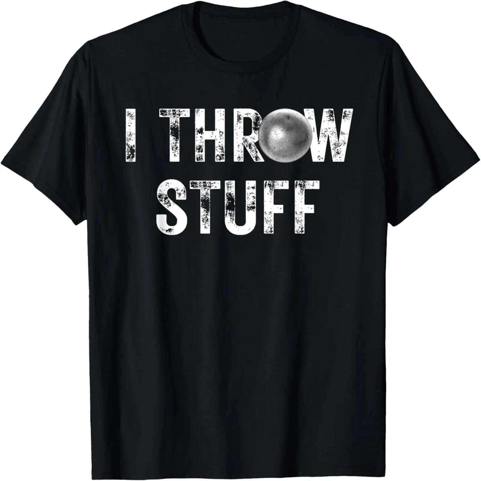 

Distressed I Throw Stuff Shot Put Track and Field Athlete T-Shirt XXXXXL чёрный