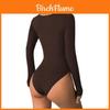 Milk Silk Long Sleeve Jumpsuit For Women With Stretch Slim Fit For Fall Season