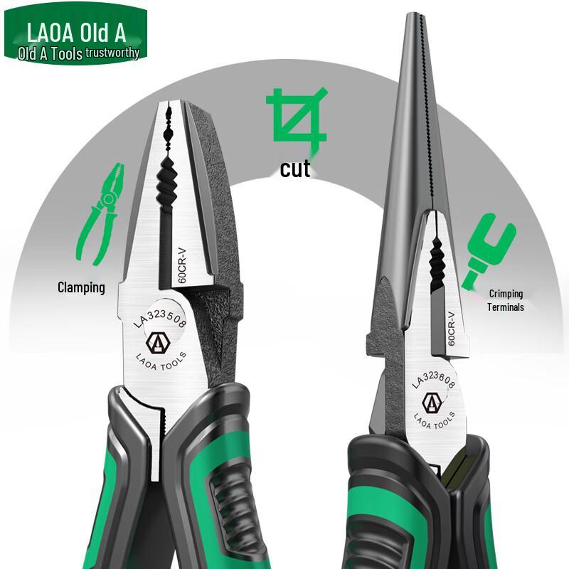 LAOA Wavy Handle Eccentric Pliers