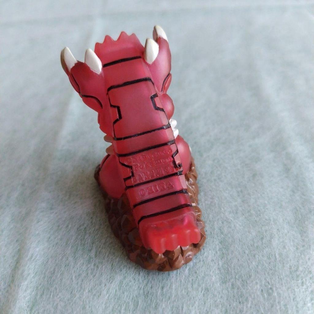 Used Pokemon Kids Groudon Clear Jiware Finger Puppet Figure Soft Vinyl Nintendo BANDAI