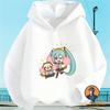 Latest Hatsune Miku New Kids Teens Fashion Cartoon Print Cotton Hoodie Fall Winter Hot Sale Trendy Stylish Best Selling